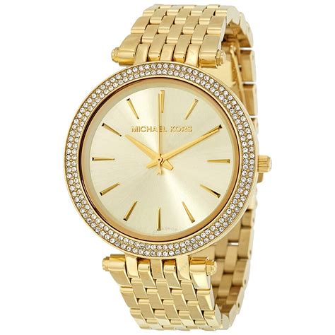 michael kors ladies gold watch